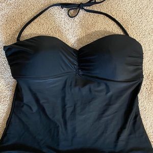 Old Navy Black Tankini Swim Top XXL
